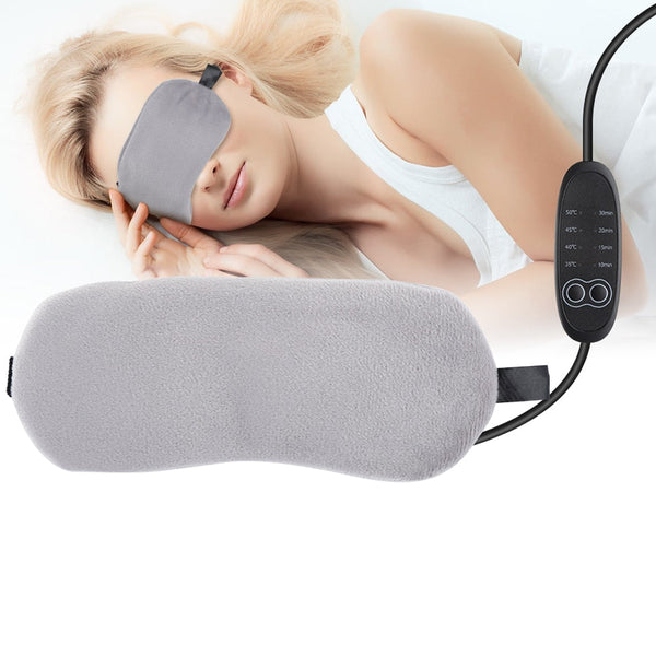 Heated Eye Mask Cold & Warm Eye Compress Aroma Therapy Dry Eyes Dark